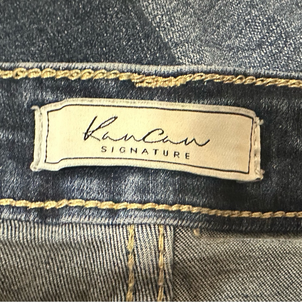Kancan Signature Mid Rise Ankle Skinny‎ Capri Jeans Women's Size 30 Distressed - Picture 3 of 7
